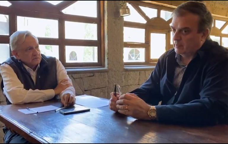 El canciller tiene un sueldo mensual de 110 mil 877 pesos, por lo que su reloj le habría costado casi tres meses de salario. TWITTER / @lopezobrador_