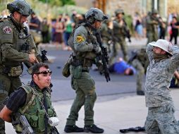 Debido al tiroteo, un hombre fue herido de bala y fue hospitalizado el lunes por la noche en condición crítica. AP/A. Pierre-Louis/The Albuquerque Journal