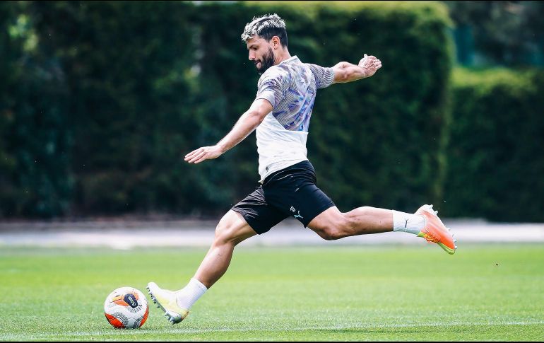 ACLAMADO. El regreso de Sergio Agüero es uno de los más esperados dada la gran fama que obtuvo durante la cuarentena en su faceta de streamer. TWITTER/@ManCity