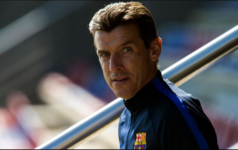 Unzué, como entrenador, colaboró con Pep Guardiola entre 2008 y 2010, y con luis Enrique Martínez primero en el Celta y luego en el Barcelona. EFE / ARCHIVO