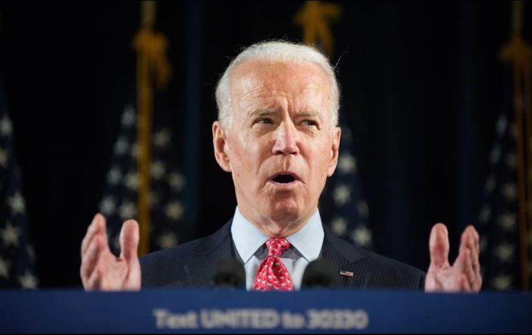 Joe Biden no aclaró si el proyecto de ley que planea introducir sería una versión del 