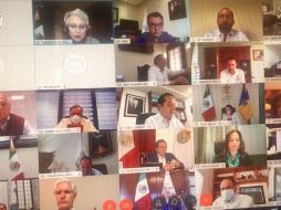 Funcionarios como Olga Sánchez Cordero, Jorge Alcocer Varela, Miguel Torruco Marqués, Luisa María Alcalde y Hugo López-Gatell. TWITTER/@M_OlgaSCordero