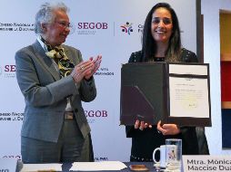 Ayer trascendió la dimisión de Mónica Maccise Duayhe como titular del Conapred, se espera que hoy la propia funcionaria haga su formal renuncia. NOTIMEX/Archivo