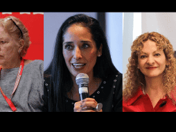 Asa Christina Laurell (izquierda), Mónica Maccise (centro) y Mara Gómez (derecha). ESPECIAL