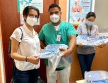 A la fecha han recaudado un millón 168 mil pesos y han entregado un total de nueve mil 220 equipos de protección de un solo uso. CORTESÍA