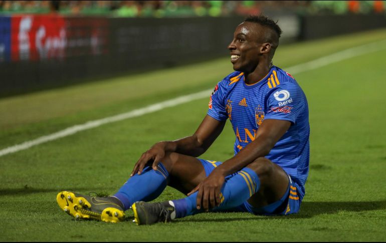 Julián Quiñones, futbolista ecuatoriano de los Tigres volvió a entrar en la polémica. Imago7 / ARCHIVO
