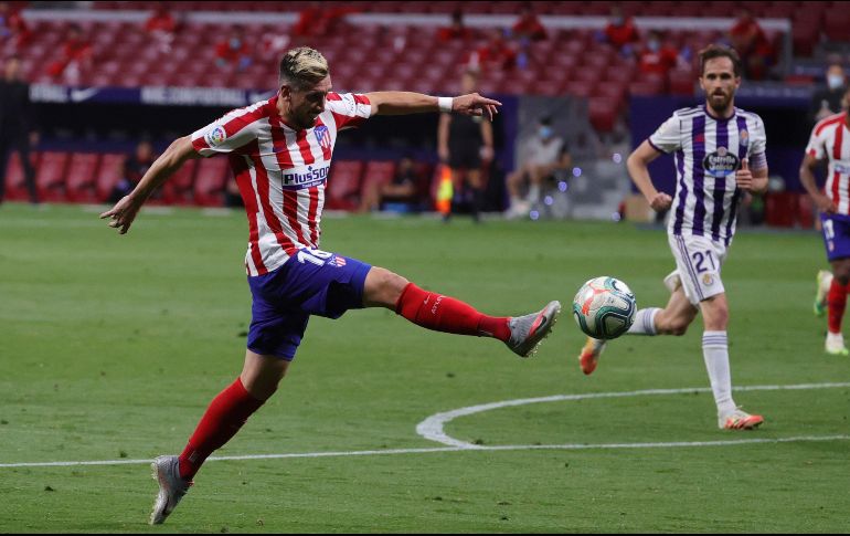 Héctor Herrera fue titular y disputó 57 minutos del encuentro. EFE / J. Martín