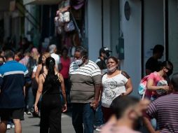 Aspectos generales del corredor comercial de Obregón este sábado. EL INFORMADOR/F. Atilano