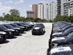 Estas unidades se suman a las 271 patrullas entregadas en 2019, teniendo así un total de 439 vehículos nuevos. ESPECIAL /