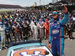 APOYO. Wallace fue respaldado por sus rivales en Talladega. AFP / C. Graythen