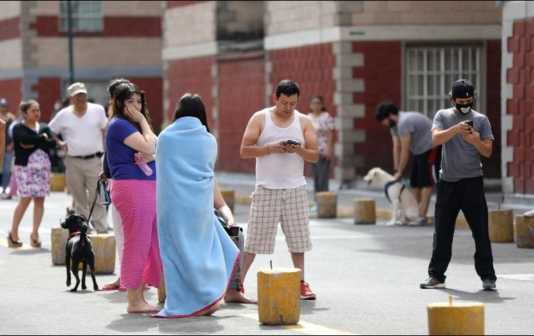 El sismo de 7.5 se registró a las 10:29 horas de este martes, con epicentro en Crucecita, Oaxaca. EFE / S. Gutiérrez