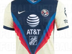 En redes sociales se filtró la que sería la nueva camiseta de local del América, para  la temporada 2020-21. TWITTER / @OFOBALLnew