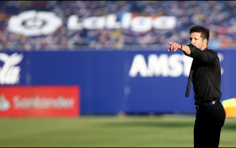 CONTUNDENTES. Para Simeone, la contundencia es fundamental para el buen momento que vive el Atlético de Madrid. TWITTER/@Atleti