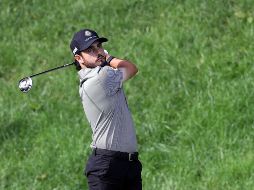 El tamaulipeco embocó su bola en el par 3 de la bandera 16 desde el tee de salida, 155 yardas, para su primer hole-in-one dentro del PGA Tour. AFP / R. Carr