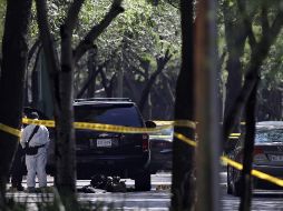 La jefa de Gobierno afirma que las familias de los elementos que fallecieron no quedarán desamparadas. EFE/S. Gutiérrez