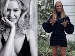Emily Blunt y Adele se hicieron tendencia en redes sociales. ESPECIAL