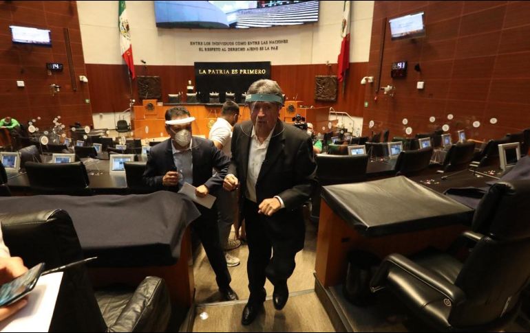 La Cámara de Senadores reinició labores este domingo en un periodo extraordinario de sesiones. SUN/B. Fregoso