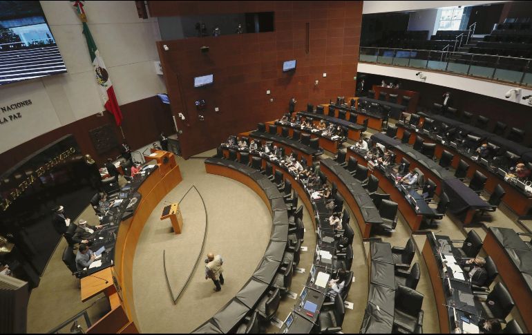 COMISIÓN.  Entre medidas de sana distancia, la votación no obtuvo los sufragios necesarios.  SUN