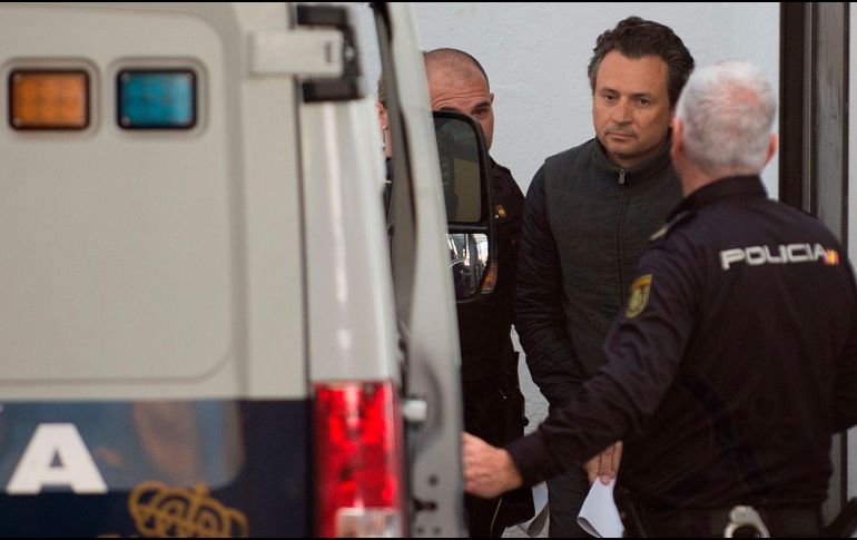 Lozoya, acusado de recibir sobornos millonarios de Odebrecht, fue detenido el pasado 12 de febrero en Málaga, España. AFP/J. Guerrero