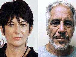 Autoridades buscaban interrogar a Maxwell (izq), desde el arresto de Epstein (der), pero hasta este jueves no había sido acusada de ningún delito. AFP / ARCHIVO