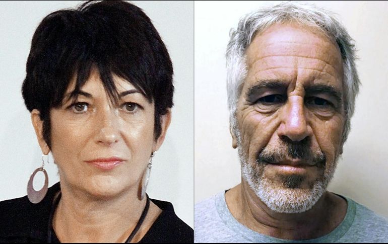 Autoridades buscaban interrogar a Maxwell (izq), desde el arresto de Epstein (der), pero hasta este jueves no había sido acusada de ningún delito. AFP / ARCHIVO