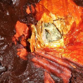 La Guardia Nacional halla mariguana escondida en botes con mole