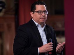 José Luis Alomía, director general de Epidemiología, durante la conferencia de prensa de este viernes. EFE/Presidencia