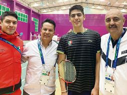 Montoya (camiseta negra) ha participado en justas internacionales como los Panamericanos de Lima 2019. ESPECIAL/CODE Jalisco