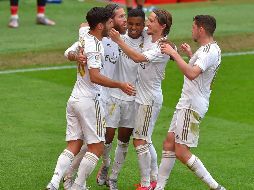 Al Madrid le quedan cuatro partidos por disputar para asegurar su primer título de liga desde 2017. AFP / A. Gillenea