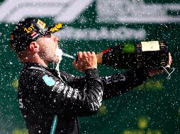 Bottas celebra su triunfo en la apertura del Mundial de la Fórmula 1. AP / M. Thompshon