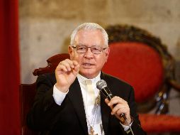 Francisco Robles Ortega dijo que hasta el momento no hay sacerdotes que hayan manifestado haber recibido amenazas, pero sí intentos de extorsión.  EL INFORMADOR/A. Camacho