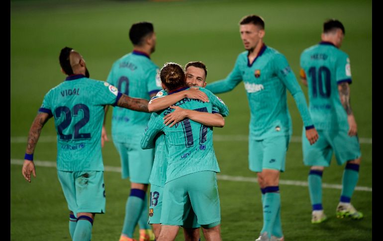 El Barcelona vence al Villarreal 1-4. AFP / J. Jordan