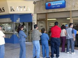 Los créditos de nómina mostraron un ligero aumento de 0.2%, con un saldo de 253 mil millones de pesos. EL INFORMADOR/ARCHIVO