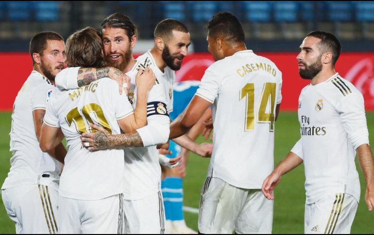 CERCA. Pese a la polémica con la que han ganado los últimos duelos, el Madrid se encamina a una conquista más. @realmadrid