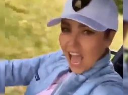 Thalía había advertido a sus fans que odia a las ranas. TWITTER