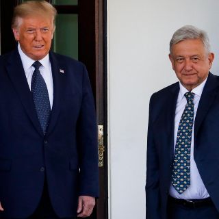 Trump recibe a López Obrador en la Casa Blanca