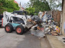 Los desechos recolectados equivalen a tres veces el llenado de una camioneta de recolección. ESPECIAL/Ayuntamiento de Guadalajara