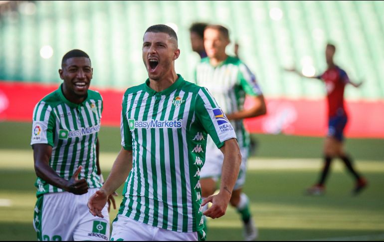 El argentino confesó que le están saliendo bien cosas que trabajó durante el confinamiento. TWITTER/@RealBetis
