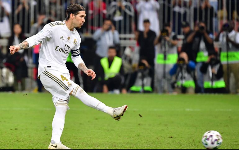 GOLEADOR. Ramos, que superó los 450 partidos con la camiseta blanca el 2 de julio, lleva 10 goles esta temporada en LaLiga y se ha convertido en el central más realizador de la historia de la competición con 71 tantos. ARCHIVO