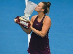 Aryna Sabalenka. La monarca en Shenzhen el año pasado no defenerá su título.  WTATENNIS.COM.