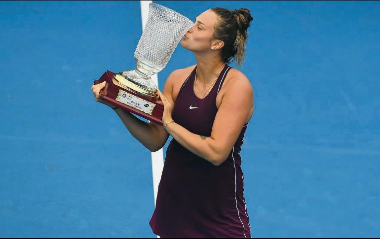 Aryna Sabalenka. La monarca en Shenzhen el año pasado no defenerá su título.  WTATENNIS.COM.