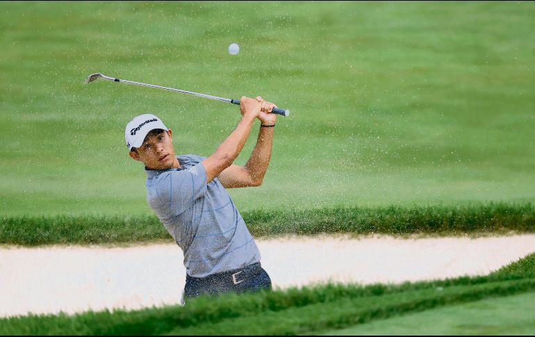 SIETE ABAJO DE PAR. El estadounidense sorteó mejor el campo en el primer día. AFP