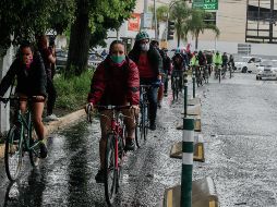 Las obras para culminar la ciclovía fueron detenidas porque la autoridad volverá a dialogar con los vecinos inconformes. EL INFORMADOR/G. Gallo
