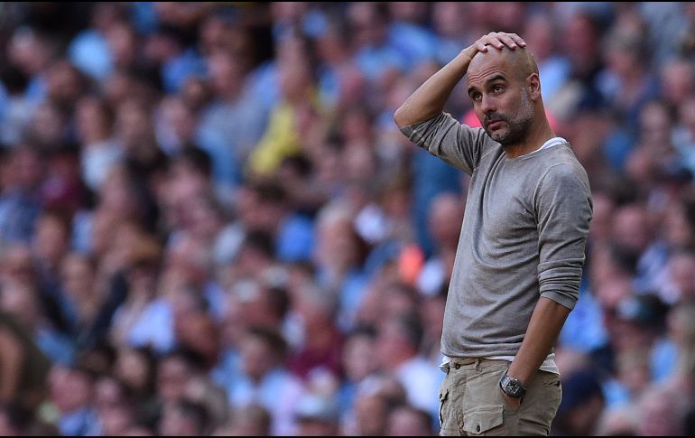 Si el Tribunal levanta su suspensión, el equipo dirigido por Pep Guardiola podrá jugar la próxima Liga de Campeones. AFP / ARCHIVO