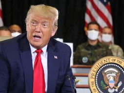 Trump espera tener 725 kilómetros del muro construidos antes de que termine el año. EFE/M. Dougherty