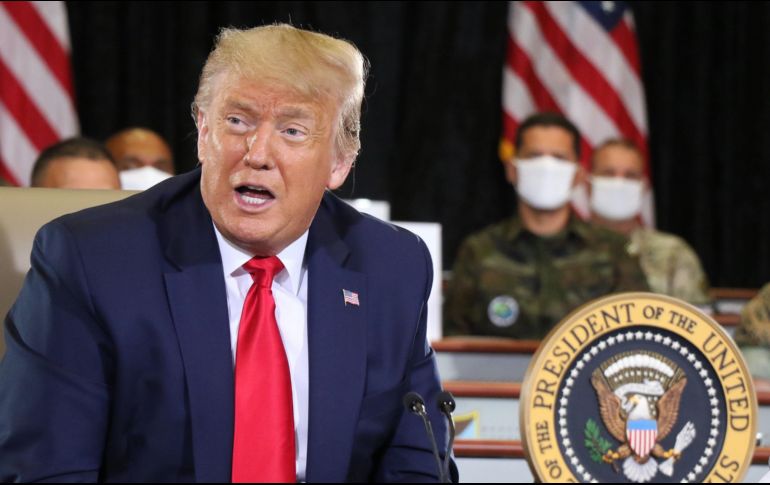 Trump espera tener 725 kilómetros del muro construidos antes de que termine el año. EFE/M. Dougherty