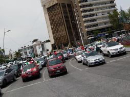 Los contingentes se reunieron a las nueve de la mañana en distintos puntos de la metrópoli. ESPECIAL/ Xiudadanos MX
