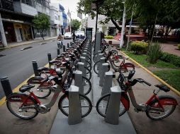 SIN USO. Durante la pandemia se han visto reducidos los viajes de los usuarios de MiBici. ARCHIVO