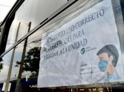Desde el pasado 19 de abril es obligatorio el uso de cubrebocas a bordo del transporte público, tanto para conductores como para usuarios. ESPECIAL /