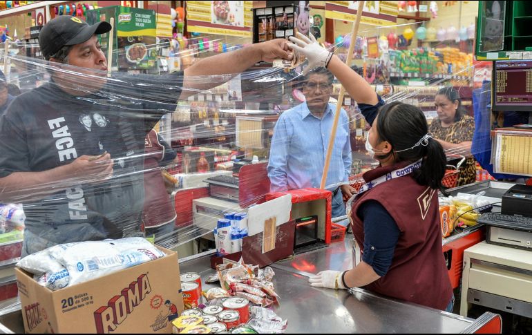 La ANTAD aseguró que las ventas acumuladas al sexto mes del 2020, es decir en el primer semestre del año ascendieron a 584.4 mil millones de pesos. AFP/ARCHIVO